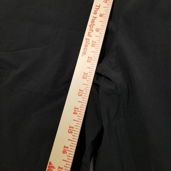 Eddie Bauer Polar Fleece Lined Pants Womens 14 XL Flexion Black Zippered Pockets - Picture 14 of 16